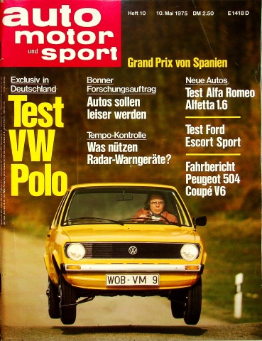 Deckblatt Auto Motor und Sport (10/1975)
